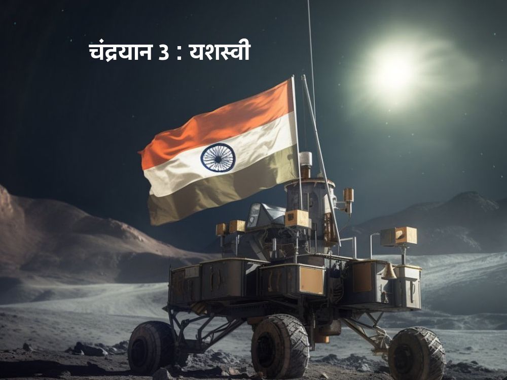 चंद्रयान ३ ची यशस्वी लँडिंग
